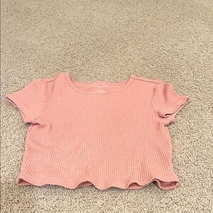 American Eagle Outfitters Peach Short Sleeve Tee